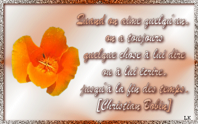 Avis � ceux qui m'entourent